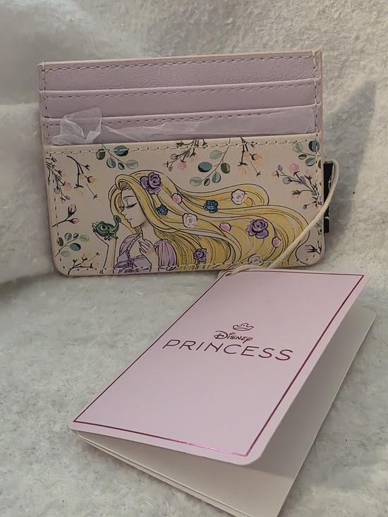 Disney Handbags - Disney Princess Rapunzel Floral Pink Loungefly Card Holder
